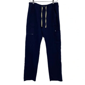 FIGS Technical Collection Cargo Scrub Pants Mens‎ Size Medium Blue Nursing